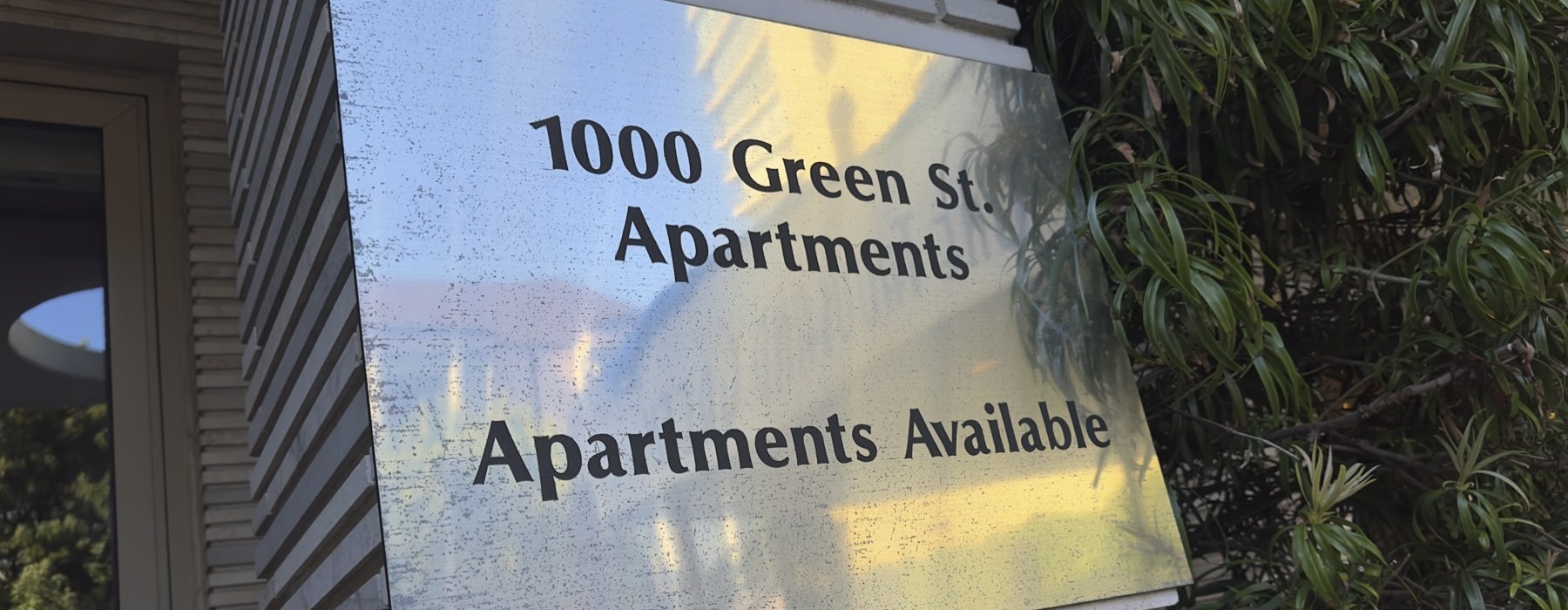 a sign on a building